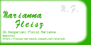 marianna fleisz business card